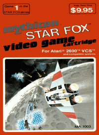 Star Fox Atari 2600  box art